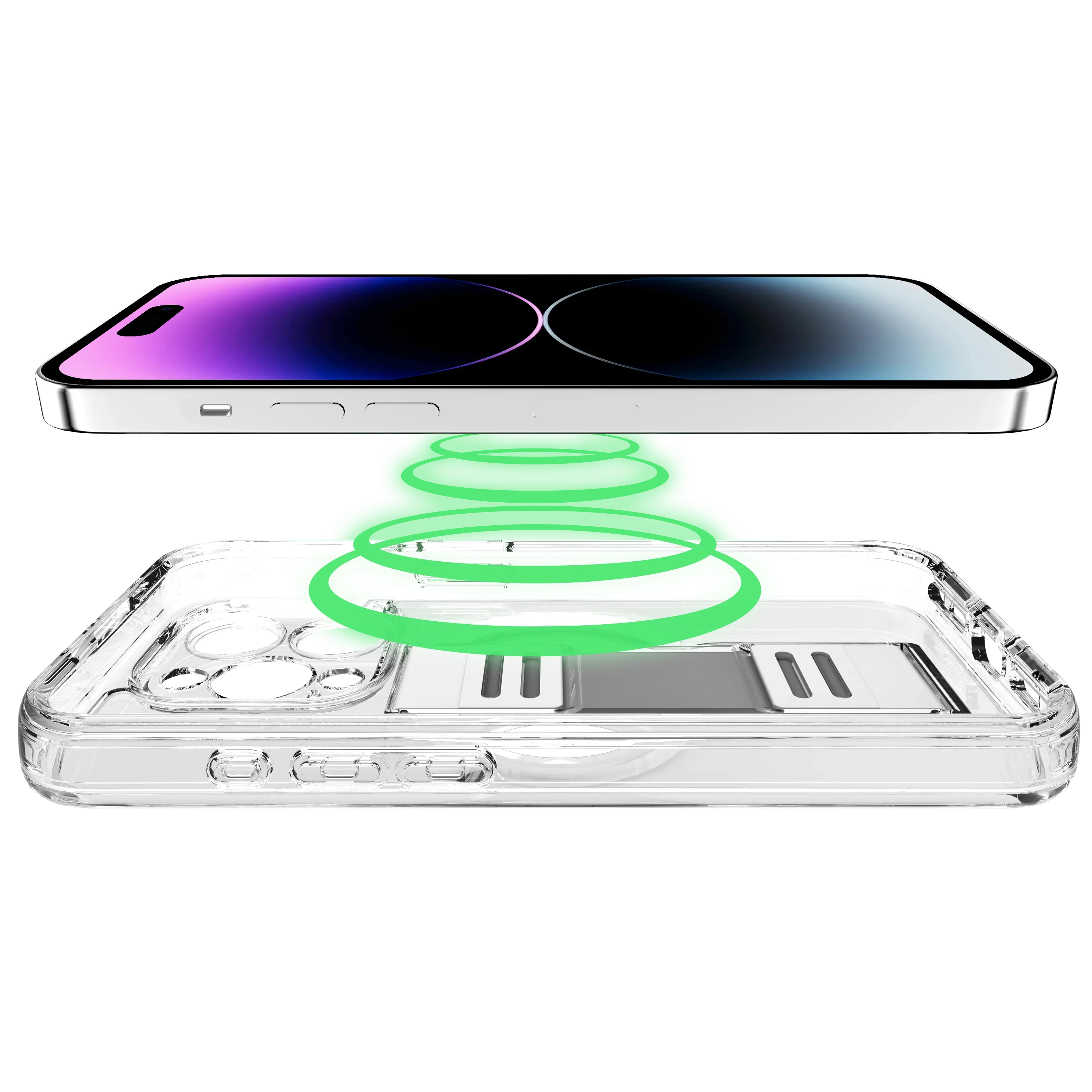 Itskins Avana Grip-It iPhone 15 Pro Max Magsafe Cover - Clear - Tashqila Itskins Avana Grip-It iPhone 15 Pro Max Magsafe Cover - Clear - Tashqila